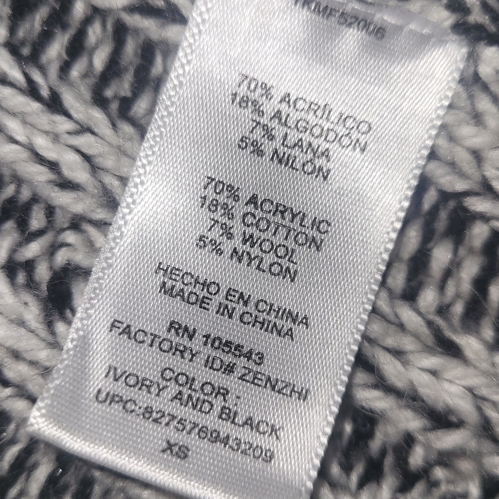 Thakoon for Design Nation Woven Cardigan Sweater Cropped Sleeve Size X Small‎ - Picture 6 of 8
